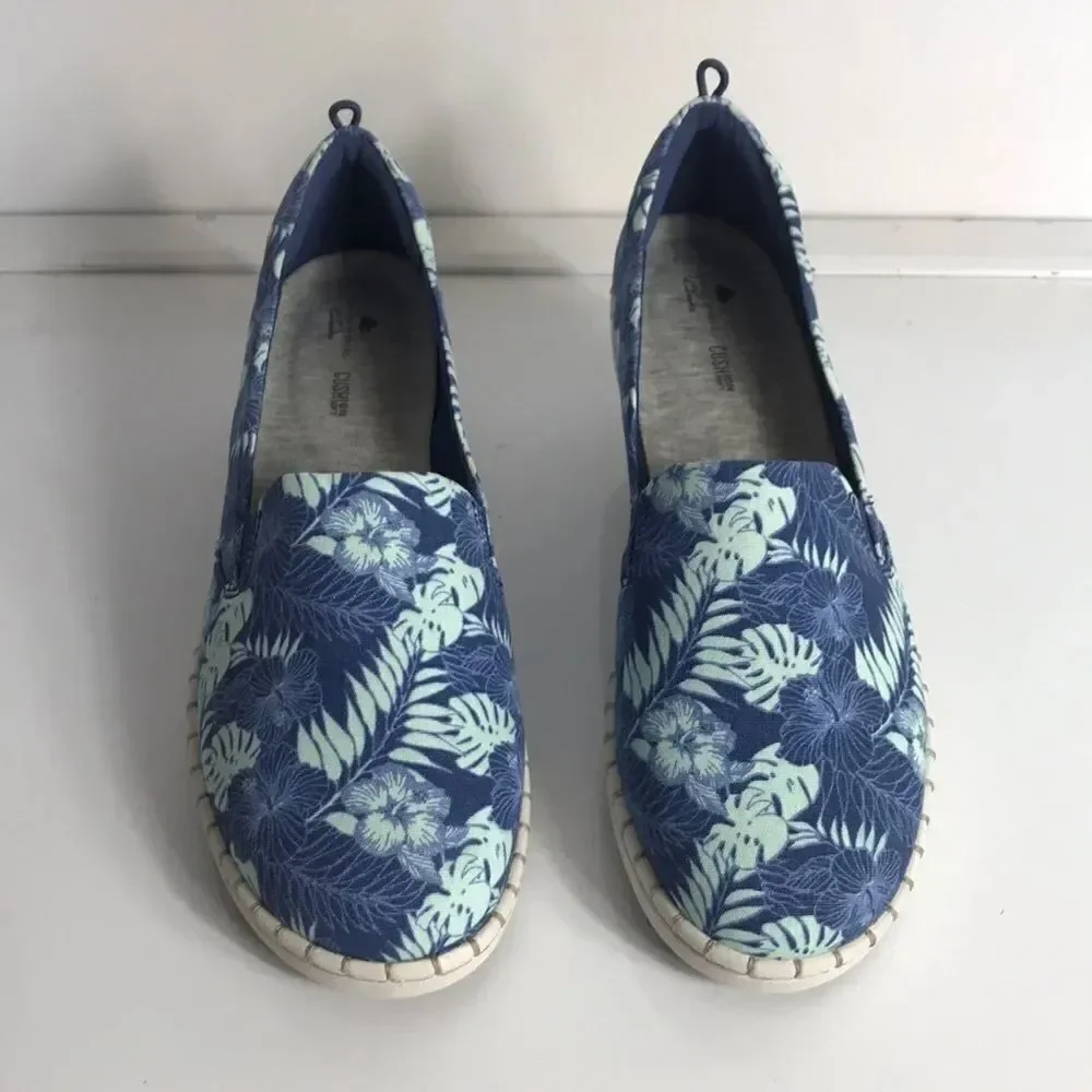 Clarks Step Glow Jade CLOUDSTEPPERS Slip-On Shoes Size: 10W